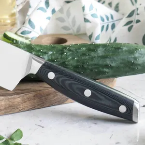 High Carbon German Stainless Steel Sharp Paring Chef Knife With Ergonomic Handle Cutting Kitchen Vegetable Meat Cooking Knife