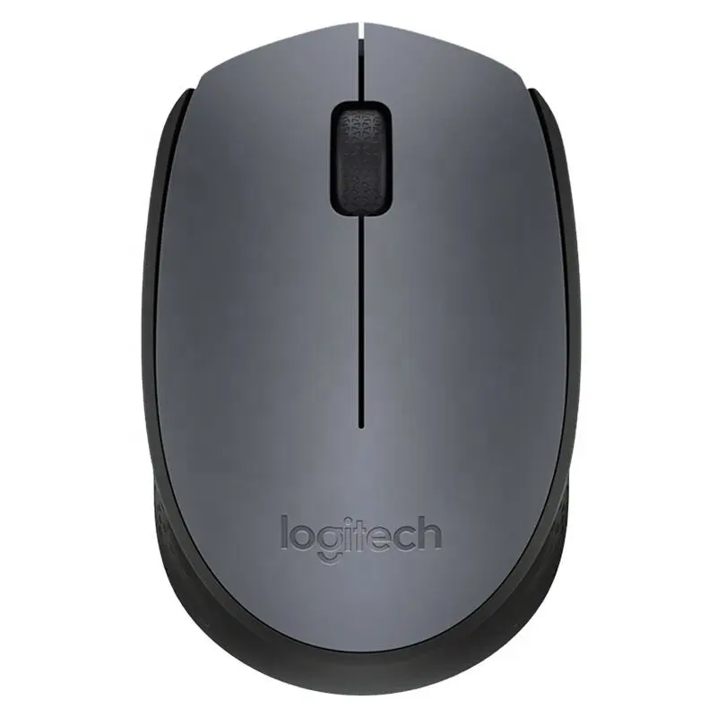 Logitech M170 M171 Mouse optik nirkabel, Mouse optik nirkabel 1000DPI 2.4GHz USB penerima