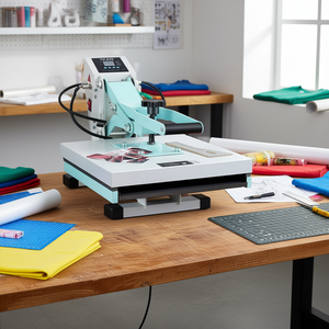 Presse à chaud à plat Vevor 15x15 pouces pour t-shirts, fonctionnement manuel, 110V - Product Image 2