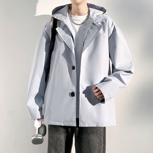 Chaqueta con Logotipo Personalizado, Chaqueta para Hombre, Nueva, Juvenil, con Capucha, para las Fiestas de Primavera 2025, Dos Chaquetas Joker Modernas y Casuales, Populares - Product Image 4