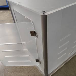 Özel akrilik kedi köpek kulübesi ev Modern şeffaf Pet ekran durak kediler köpekler tavşanlar için taşınabilir kafes Pet ev Pet Hut - Product Image 4