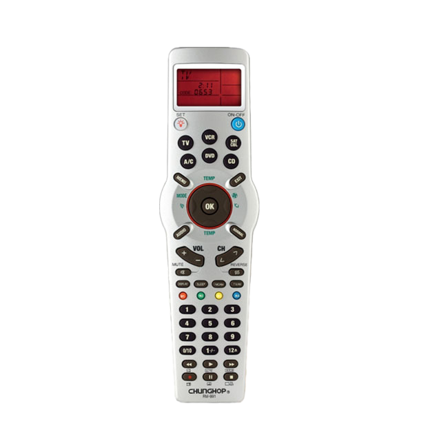 For RM-991 Universal Smart Control Remote with LCD Display Learning Code 4 Buttons & Timer Function for TV Air Conditioner