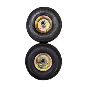 उच्च गुणवत्ता 10 इंच न्यूमेटिक कृषि रबर टायर 3.50-4 आकार बनाए गए लॉन मोवर हैंड ट्रॉली पहियों के लिए टिकाऊ पॉलीयूरेथेन - Product Image 6