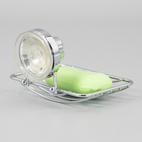 Porte-savon de salle de bain en acier inoxydable pour hôtel Porte-savon de salle de bain Support de téléphone portable pour salle de bain avec ventouse et douche