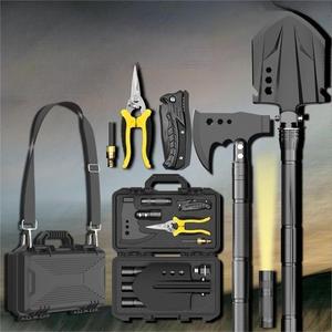 مجموعة أدوات مُهندسية من معدات مركبة البقاء في الخارج من الجهاز المُزوَّدة بجارة تكتيكية قابلة للطي ومتعددة الوظائف محمولة - Product Image 6