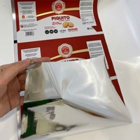 Film d'emballage de biscuits en plastique ou en aluminium de bonne barrière de thermoscellage imprimé personnalisé Film en rouleau de craquelins de crème gazeuse