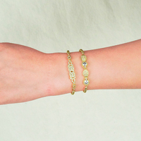Bracelets de fleurs Plaqué or 18 carats Bracelets de mode réglables Bijoux pour femmes filles