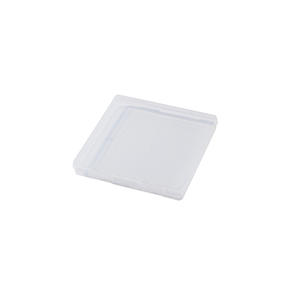 Clear <b>Plastic</b> Jewelry Storage Box 13.5Cm <b>Square</b> Flat PP Packaging <b>Container</b> For Desktop Organizers 1.7Cm Thickness - Product Image 5