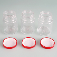 Bouteille scellée en gros de 100 ml, pot à fruits transparent, bouteille de sauce chili, bouteille en verre pour nid d'oiseau, récipient avec couvercle