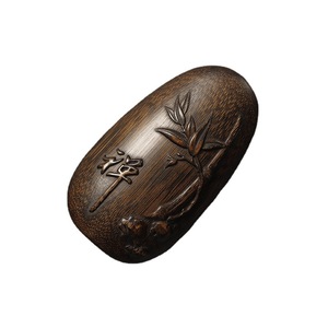 Ensemble de cuillères à thé en bambou sculpté, couleur antique, accessoires de cérémonie du thé portables, ensemble de thé Kung Fu - Product Image 5