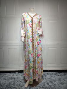 A-101 Nouveau modèle Abaya musulmane pour femme en polyester respirant, style <span class=keywords><strong>turc</strong></span> <span class=keywords><strong>traditionnel</strong></span>, grande taille, avec fourrure, prêt à porter - Product Image 2