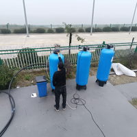 Système de filtration d'eau à 3 étapes QJ 2000L/H pour puits/rivière/eau souterraine, purification d'eau potable domestique (110/220/380V)