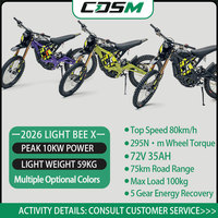 Moto électrique tout-terrain Surron pas chère pour adultes avec châssis en alliage d'aluminium 10KW 2026 CDSM Lbx Surron