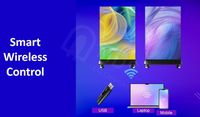 Affichage numérique portable MDS, installation sans support, écran d'affichage pliable GOB P2.5 pour intérieur, étanche, garantie 3 ans