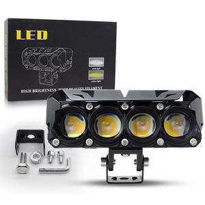 ไฟสปอร์ตไลท์มอเตอร์ไซค์ LED 4 ดวง สีขาว/เหลือง กันน้ำ รุ่น MO27 รับประกัน 2 ปี สำหรับรถบรรทุก รถเอทีวี รถยนต์  ลดราคาพิเศษ - Product Image 1