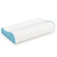 Oreiller de sommeil cervical orthopédique ergonomique soulagement de la douleur au cou/aux épaules motif solide fournissant un soutien de contour pour oreiller de lit