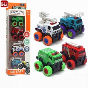 Camión Monstruo <span class=keywords><strong>de</strong></span> Juguete <span class=keywords><strong>de</strong></span> Metal Fundido a Presión con Ruedas Grandes, Camión <span class=keywords><strong>de</strong></span> Bomberos <span class=keywords><strong>de</strong></span> Aleación con Retroceso, Juego <span class=keywords><strong>de</strong></span> Vehículos - Product Image 6