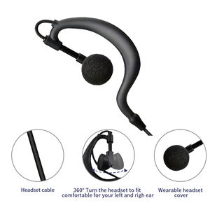 G tipo XPR7550e DP4801e Multi Pin PTT auricular oculto de dos vías para auriculares de Radio/Walkie Talkie para Material plástico de seguridad - Product Image 2
