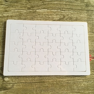 Chất lượng cao tùy chỉnh bằng gỗ MDF ghép hình câu đố <span class=keywords><strong>A4</strong></span> A5 trống thăng hoa gỗ câu đố trò chơi trẻ em Người lớn - Product Image 2