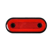 Feux de position latéraux pour camion 12V 24V Feux de remorque à LED Réflecteur RV Bus Camper Van Feux de dégagement Rouge Blanc Ambre avec support