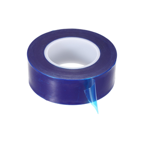 0.05mm 50mm 100m Film protecteur bleu protéger les sols du trafic piétonnier déversements de peinture poussière Construction débris déplaçant le bois dur - Product Image 1