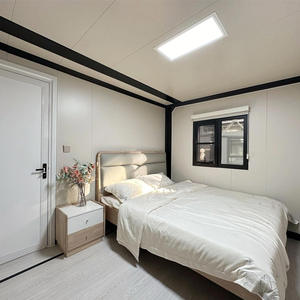 Maison conteneur préfabriquée moderne de 20 pieds, panneau sandwich pliable et portable pour centre commercial, hôtel, usage extérieur - Product Image 5