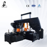 Scie à ruban CNC hydraulique à double colonne entièrement automatique GZ4250 pour la découpe des métaux