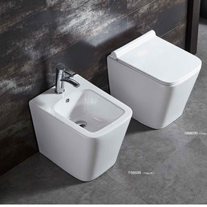 Kamar mandi dari Grand <span class=keywords><strong>Suite</strong></span> keramik Wc tangki tersembunyi Toilet dengan Bidet grosir kamar mandi diskon Putih tangki gaya penutup - Product Image 3