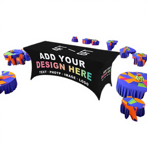 Nappe personnalisée en polyester non tissé imprimée avec logo d'entreprise pour événements et usage domestique - Product Image 4