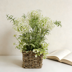 उच्च गुणवत्ता वाले वास्तविक स्पर्श कृत्रिम mums सर्पिल के साथ बुने हुई टोकरी में उच्च गुणवत्ता वाले वास्तविक स्पर्श कृत्रिम मम्स सर्पिल - Product Image 6