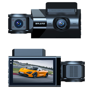 Mới phía trước và phía sau lái xe ghi âm, hồng ngoại tầm nhìn ban đêm xe máy ảnh Dash Cam