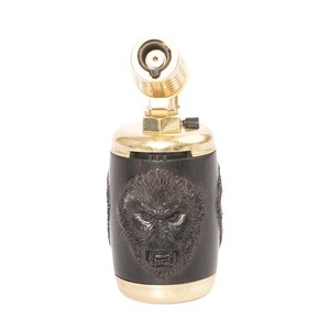 Muxiang Wooden Cigar <b>Lighter</b> Butane Gas Refill <b>Windproof</b> Solid Wood Carving Business Gift - Product Image 5