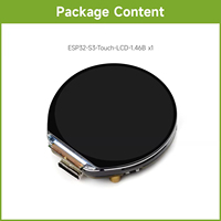 ESP32-S3-Touch-LCD-1.46 papan pengembangan tampilan bulat 412*412 mendukung WiFi Bluetooth Akselerometer dan Sensor giroskop