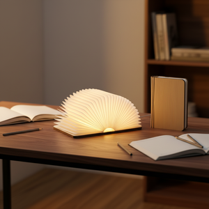 Muestra Gratuita Lámpara Libro de Madera Creativa Recargable con Cubierta de Tela <span class=keywords><strong>Lumio</strong></span> y Logotipo Personalizable, Lámpara de Mesa y Luz de Noche, Popular y de Mayor Venta - Product Image 4