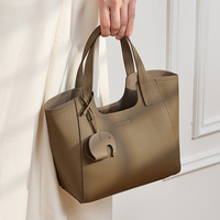 Sac bandoulière en cuir pleine fleur Mingkou grande capacité imperméable minimaliste discret pour femme, idéal pour les voyages et le quotidien