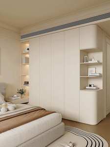 Armoire vestiaire moderne de luxe en bois, table à langer convertible, taille personnalisée, fonction pliable, simple pour la chambre à coucher, utilisation en hôtel - Product Image 4