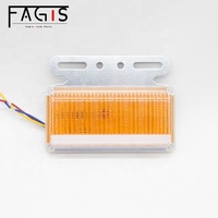 Feux latéraux de véhicule Fagis Ampoule de voiture Feux d'avertissement LED 24V 12V Orange DOT CE ROHS Certifié 12W Garantie 3 ans Ajustement universel