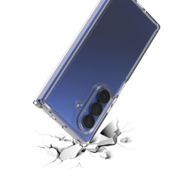 Casing HP Transparan Anti Guncangan Matte PC TPU untuk Samsung Galaxy Z Flip 8 7 6 FE Fold 8 7