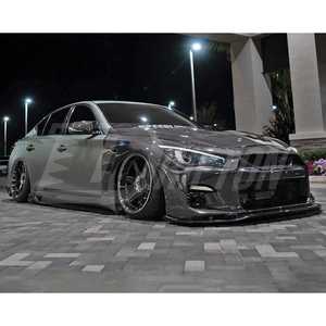 Q50 LB Style Carbon-Faser Frontstoßstange Karosserie-Kit für Infiniti Q50 2013 2014 2015 2016 2017 2018 2019 2020 2021 <span class=keywords><strong>2022</strong></span> 2023 2024 - Product Image 4