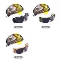 Vente d'usine coupe-vent Anti-buée lunettes de sport tactiques de protection sécurité balistique lunettes Airsoft pour le tir et la chasse