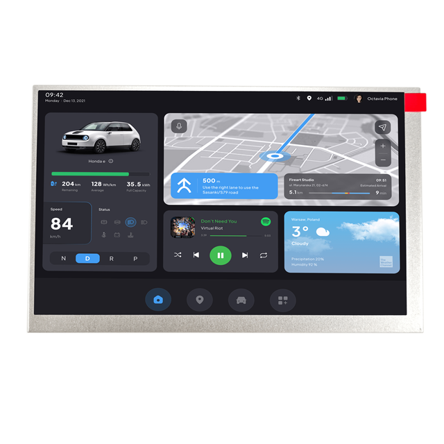 Lcd Display 7Inch 7"  7 Inch Touch Monitor Car Screen Raspberry Pi E-Bike Android Lcd Screen Supplier Tft