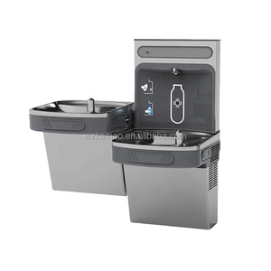 Station de distribution d'eau filtrée murale en acier inoxydable 304 avec bulleur et refroidisseur pour écoles et espaces publics - Product Image 2