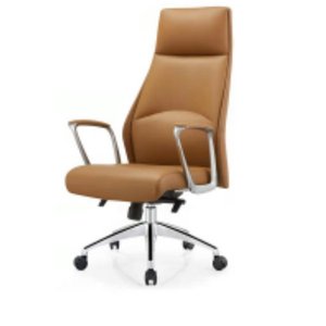 Silla de oficina moderna y cómoda de cuero con reposabrazos y respaldo 37731-8852A 37731-8852B 37731-8852D - Product Image 1