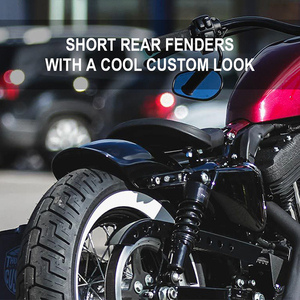 Guardabarros trasero corto Fit <span class=keywords><strong>HD</strong></span> 2004-Later XL Sportster, aspecto de plástico ABS personalizado para motocicleta <span class=keywords><strong>883</strong></span>/1200, nueva condición - Product Image 3