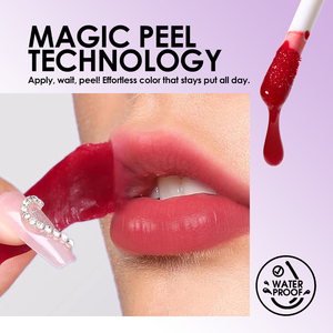 Julystar Rouge à Lèvres Liquide Peel-Off 6 Couleurs, Mat, Imperméable, Longue Tenue, Violet, Hydratant, Teinte à Lèvres Décollable, <span class=keywords><strong>Maquillage</strong></span> Cosmétique - Product Image 6