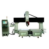 Machine de fraisage CNC 5 axes avec systèmes de contrôle NC Studio Mach3 Syntec et composants de pompe à moteur principaux