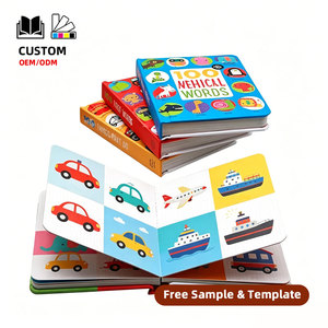 Impression de livres cartonnés épais personnalisés, impression couleur intégrale, service d'impression de livres pour enfants, usine OEM - Product Image 1