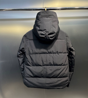 Veste courte en duvet d'oie de haute qualité, veste à capuche pour hommes et femmes, veste parka épaisse et chaude pour couple