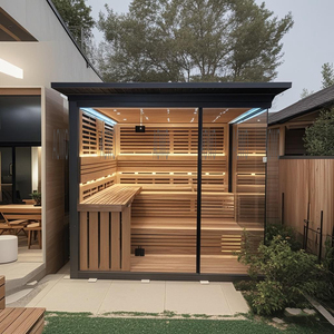Sauna infrarouge Sauna extérieur Sauna infrarouge à spectre complet Hemlock Vapeur sèche et Spa <span class=keywords><strong>vichy</strong></span> Siil.iyo,gus Spa Room Dry Steam - Product Image 3