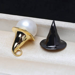 Pendentif baroque en argent S925 fait main, perle DIY polyvalente, petit diable, extraterrestre, plateau vide, 3855, accessoires et composants de bijoux - Product Image 3